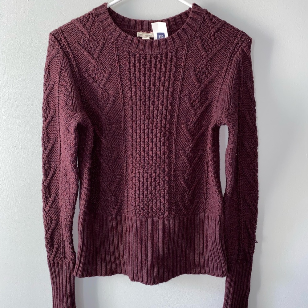NWT burgundy sweater from Gap